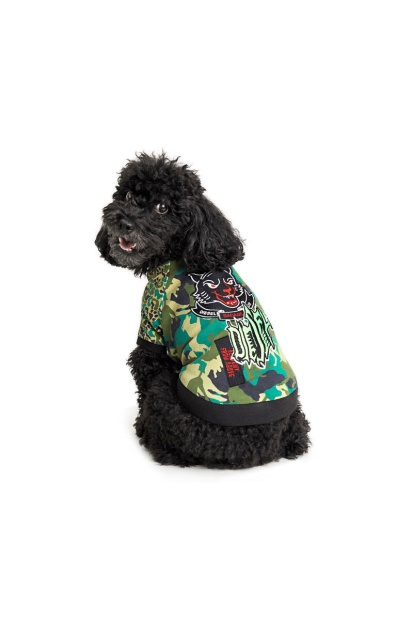 Diesel UK Pet-Wolf-Cmf Green Camouflage