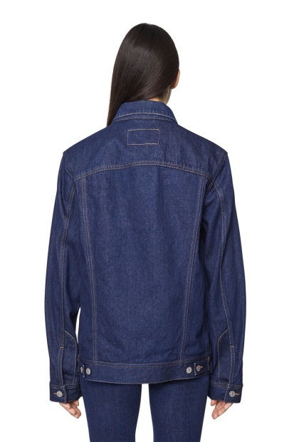D-Riley Trucker Jacket Diesel UK In Dark Blue