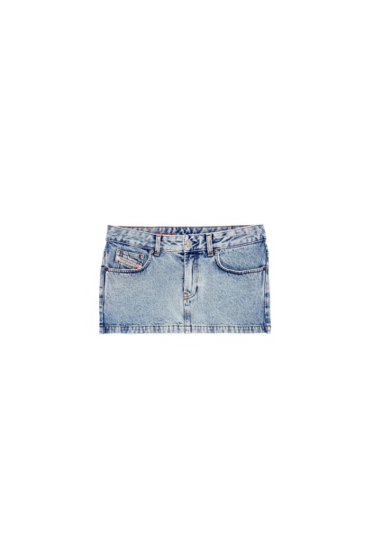 Diesel UK De-Ron Mini Skirt Light Blue