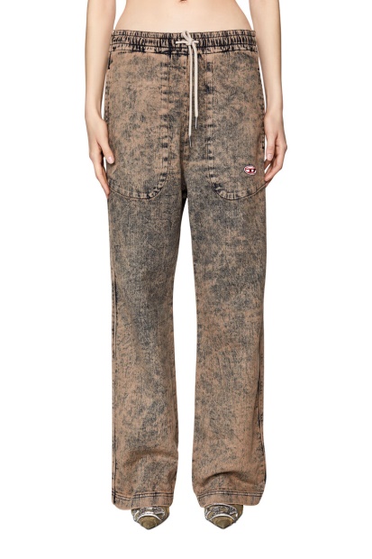 Diesel UK D-Martians Track Denim 09D16 Straight Beige