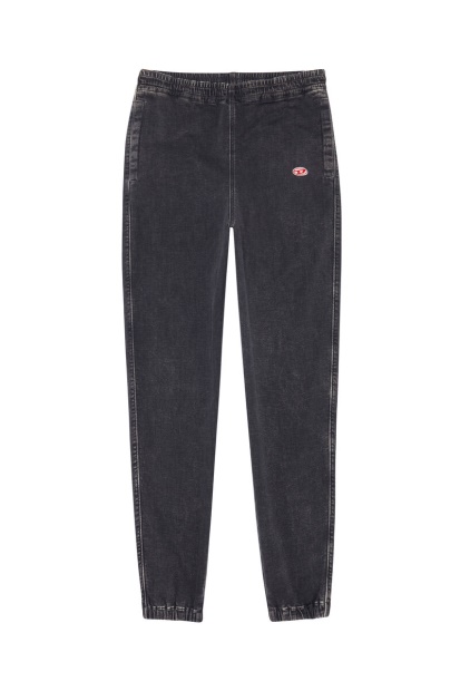 Black/Dark Grey D-Lab Track Denim 069Ze Tapered Diesel UK