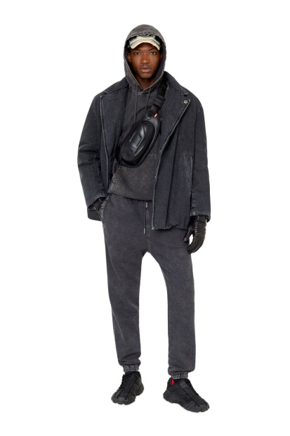 D-Lab Track Denim 069Ze Tapered Diesel UK Black/Dark Grey