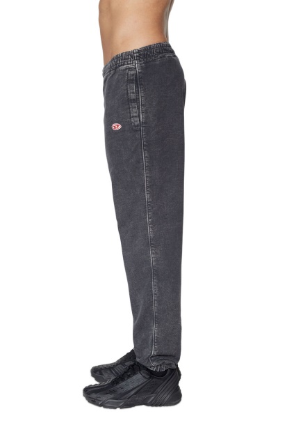 Diesel UK D-Lab Track Denim 069Ze Tapered In Black/Dark Grey