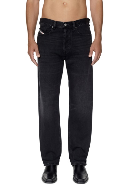 2010 09B88 Straight Jeans Diesel UK Black/Dark Grey