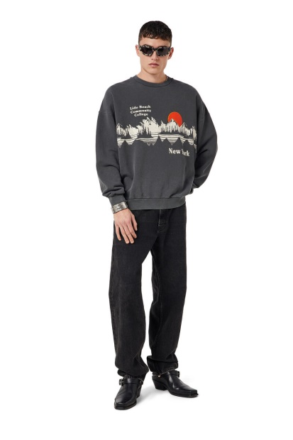 Diesel UK 2010 09B88 Straight Jeans Black/Dark Grey