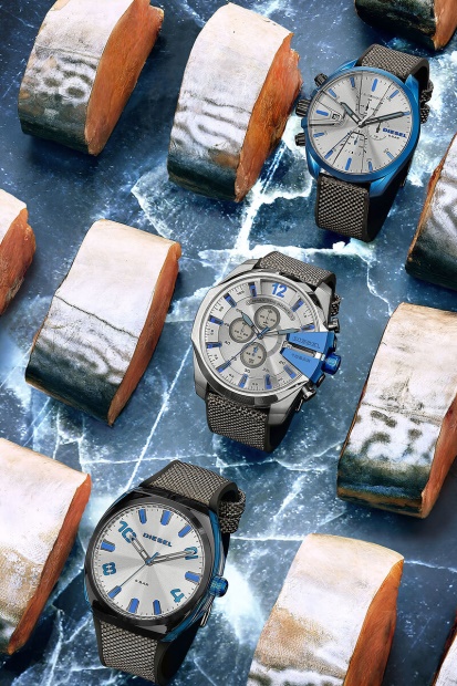 Black/Blue Diesel UK Dz1885