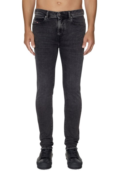Diesel UK Black/Dark Grey 1983 09C23 Skinny Jeans