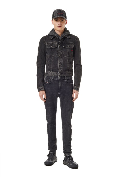 Diesel UK 1983 09C23 Skinny Jeans Black/Dark Grey