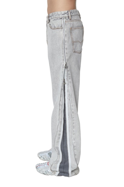 1955 007F8 Straight Jeans Diesel UK Light Grey