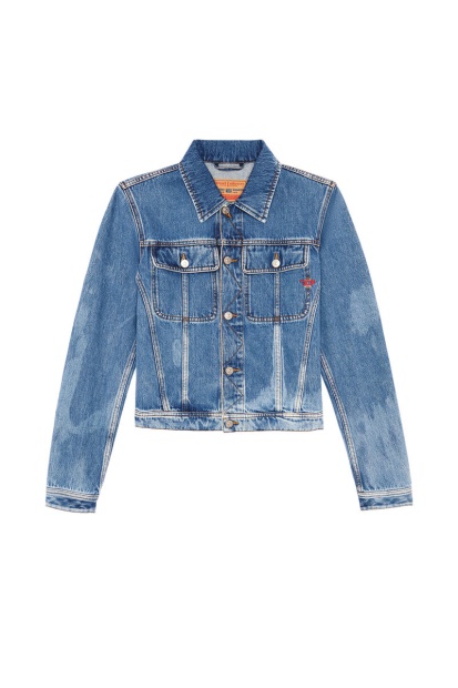 Diesel UK D-Milo Trucker Jacket Medium Blue