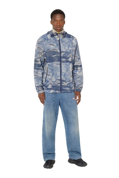 Diesel UK D-Martians Track Denim 09E29 Straight Medium Blue