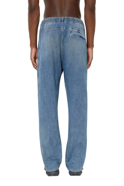 Diesel UK D-Martians Track Denim 09E29 Straight Medium Blue