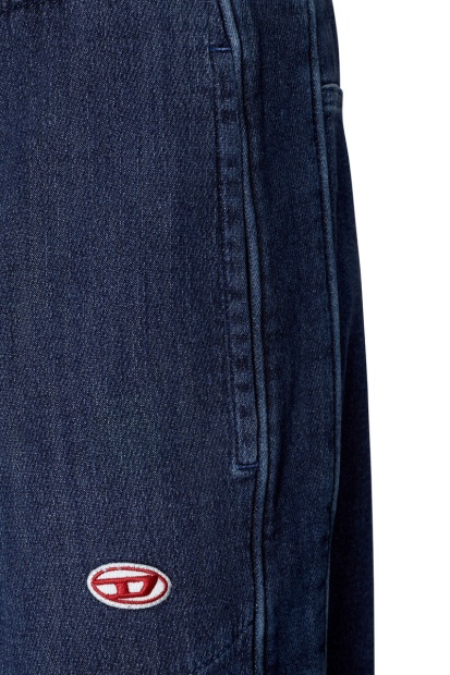 D-Martians Track Denim 09C30 Straight Diesel UK In Dark Blue