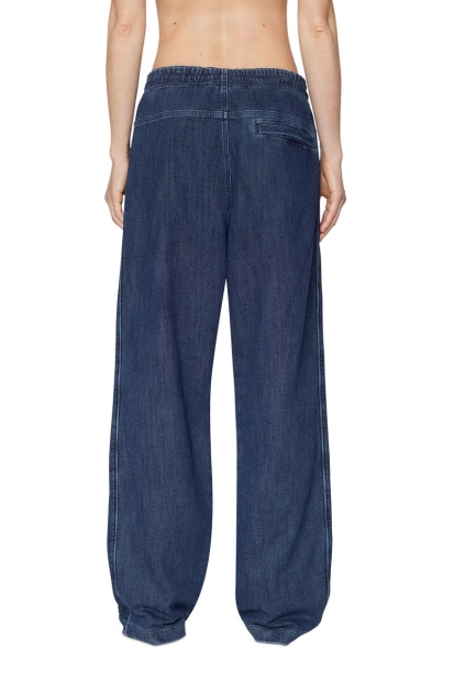 D-Martians Track Denim 09C30 Straight Diesel UK In Dark Blue