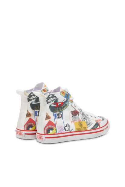 Diesel UK S-Athos Mid In Multicolor/White