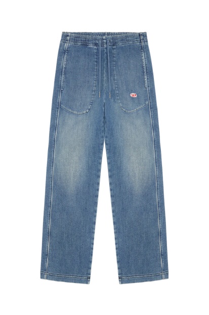 Medium Blue D-Martians Track Denim 09E29 Straight Diesel UK