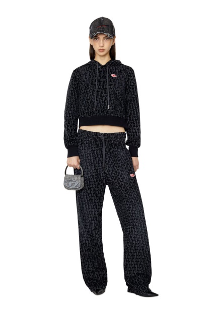 D-Martians Track Denim 068Aw Straight Diesel UK Black/Dark Grey