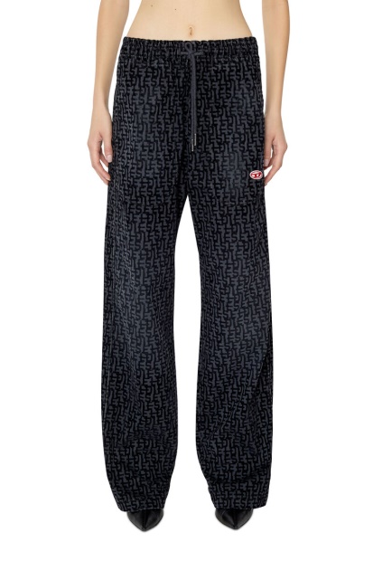 D-Martians Track Denim 068Aw Straight Diesel UK Black/Dark Grey