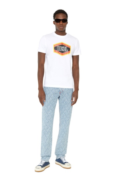 Diesel UK 1995 09E37 Straight Jeans Light Blue