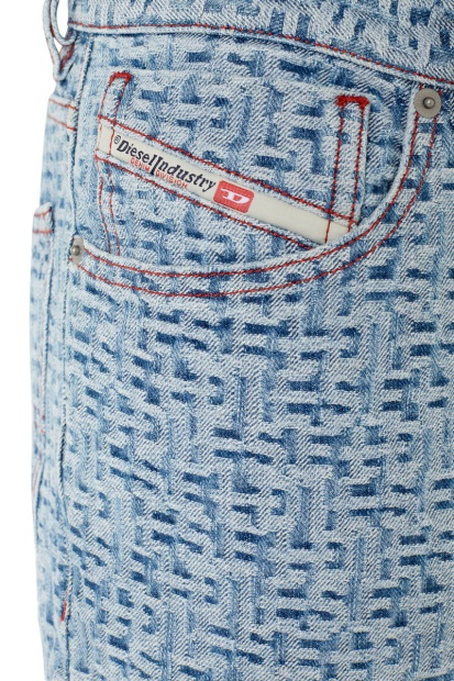 Diesel UK 1995 09E37 Straight Jeans Light Blue