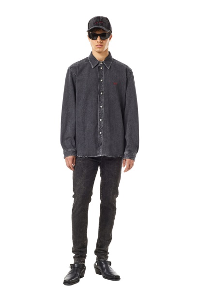 Black/Dark Grey D-Simply Basic Shirt Diesel UK