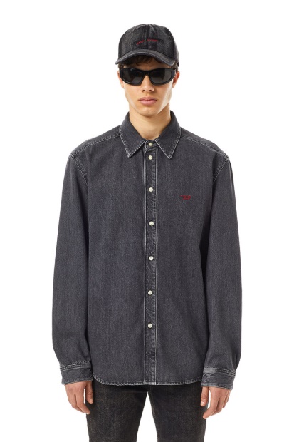 Black/Dark Grey D-Simply Basic Shirt Diesel UK