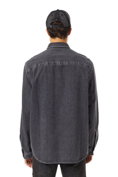 Diesel UK D-Simply Basic Shirt Black/Dark Grey