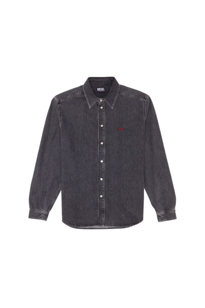 Black/Dark Grey Diesel UK D-Simply Basic Shirt
