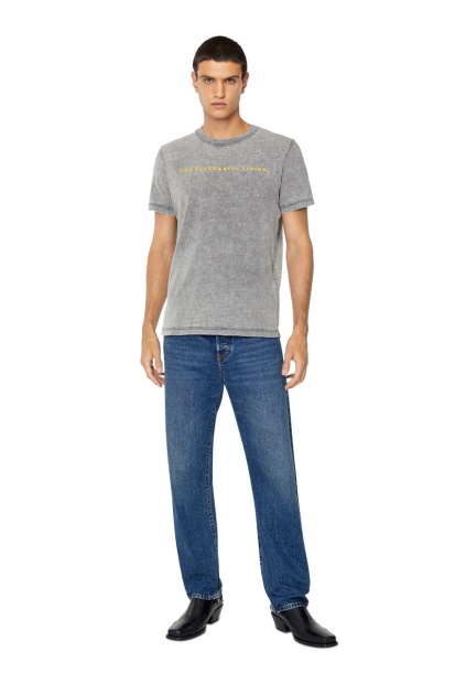 2020 D-Viker 007D2 Straight Jeans Diesel UK Dark Blue