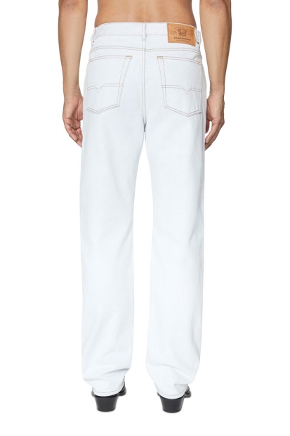 Diesel UK 1955 0079Z Straight Jeans In Light Blue