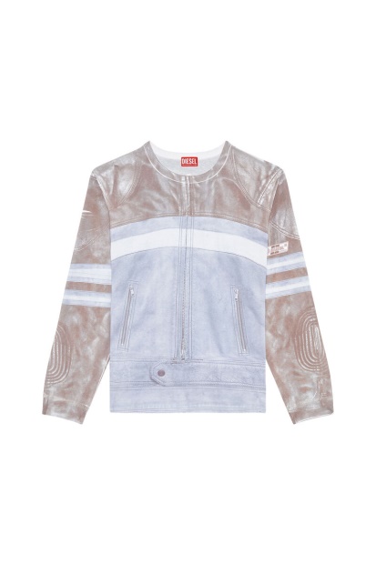 Diesel UK T-Crane-Ls-F2 Light Blue