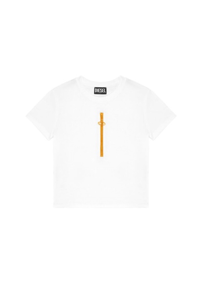 Diesel UK T-Vazy White/Yellow