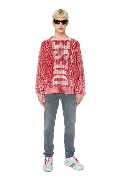 Diesel UK D-Strukt Joggjeans 068Cn Slim Black/Dark Grey