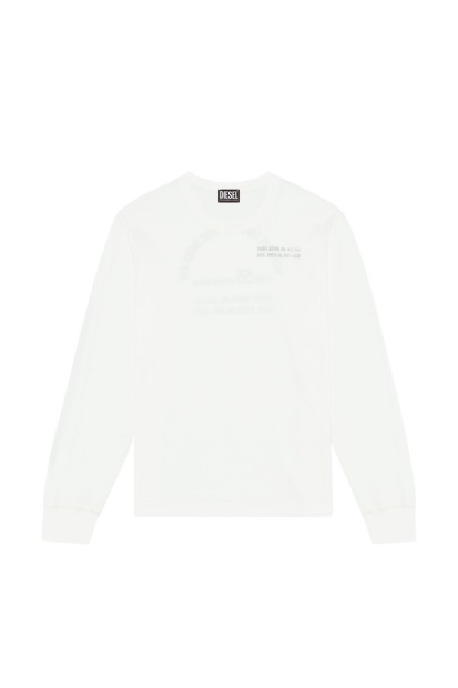 Diesel UK T-Jubind-Ls-Slits White