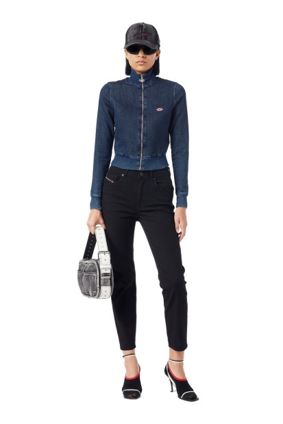 2004 069Yp Tapered Jeans Diesel UK Black/Dark Grey