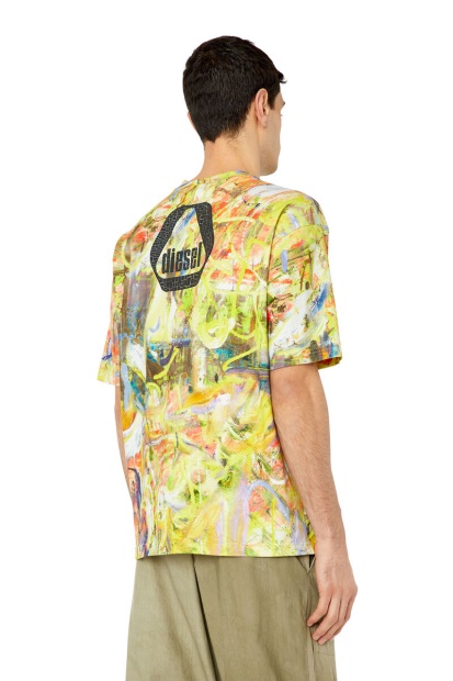 White/Yellow Diesel UK T-Wash-G8