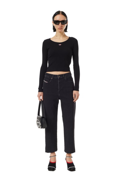 Black/Dark Grey Diesel UK 2016 D-Air Z9C25 Boyfriend Jeans