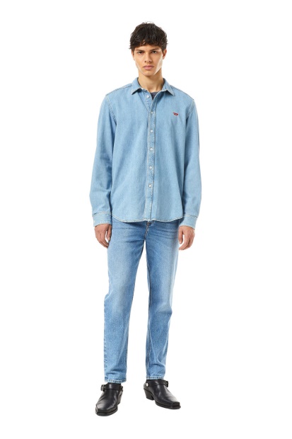 Diesel UK D-Simply Basic Shirt Light Blue