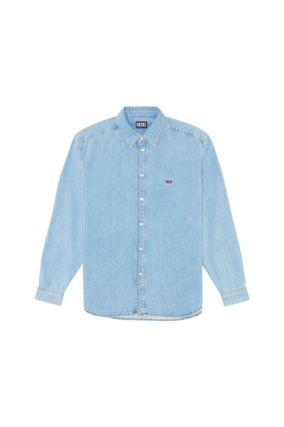 Diesel UK D-Simply Basic Shirt Fashion Light Blue