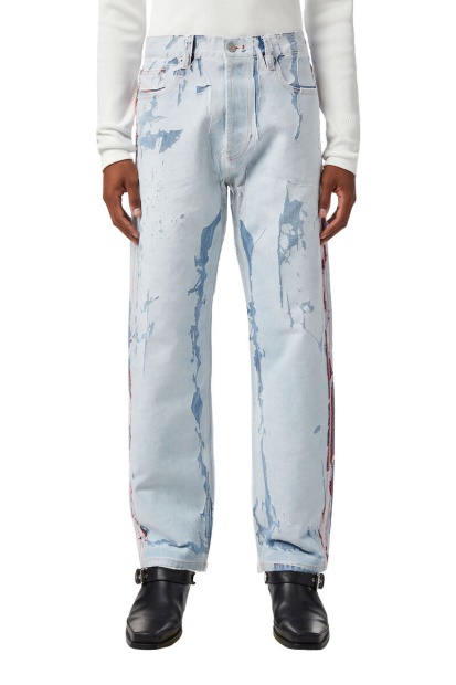 Light Blue 2010 007B6 Straight Jeans Diesel UK