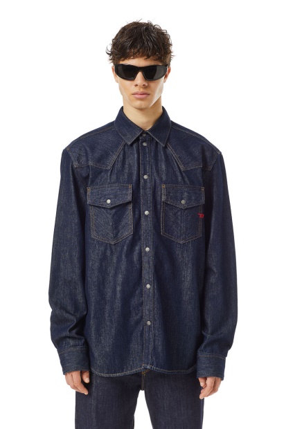 D-Ocean Western Shirt Diesel UK Dark Blue