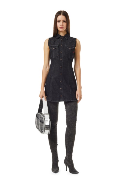 De-Glo Western Dress Diesel UK Black/Dark Grey