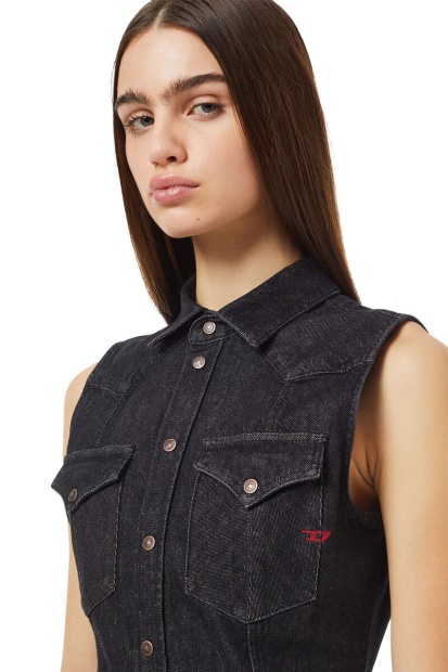 De-Glo Western Dress Diesel UK Black/Dark Grey