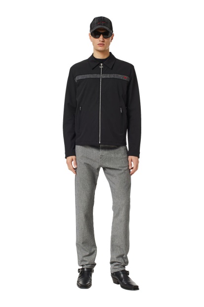 Diesel UK 2020 D-Viker 09D03 Straight Jeans Grey