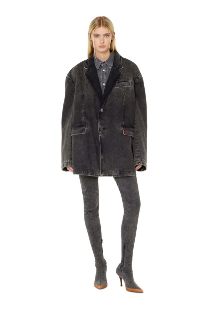 Diesel UK D-Blaz Single Breasted Blazer Black/Dark Grey