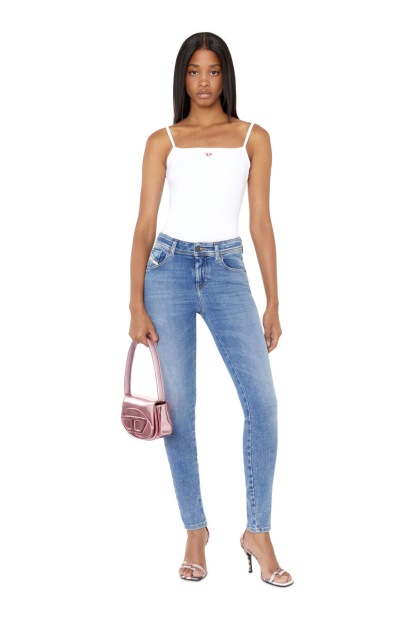 2017 Slandy 09D62 Super Skinny Jeans Diesel UK Medium Blue