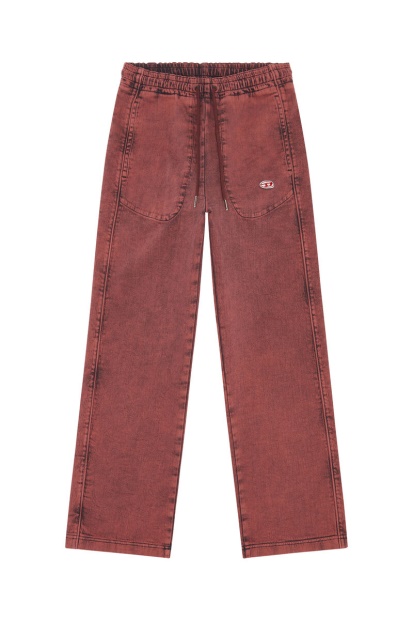 Diesel UK D-Martians Track Denim 09E32 Straight Red