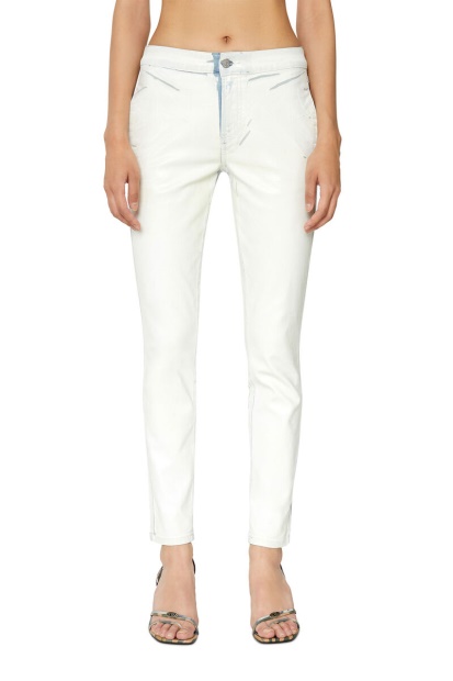 D-Tail Track Denim 068Bu Skinny Diesel UK In White