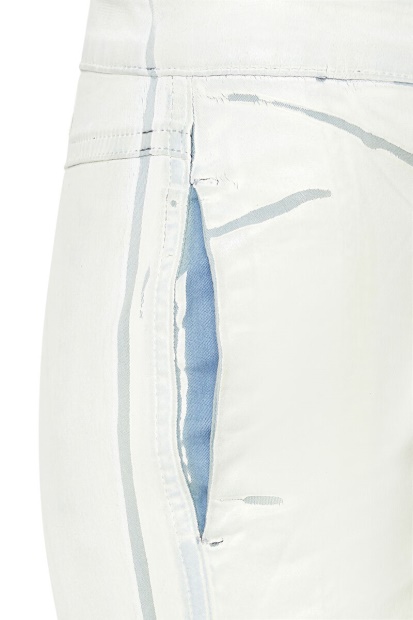 D-Tail Track Denim 068Bu Skinny Diesel UK White