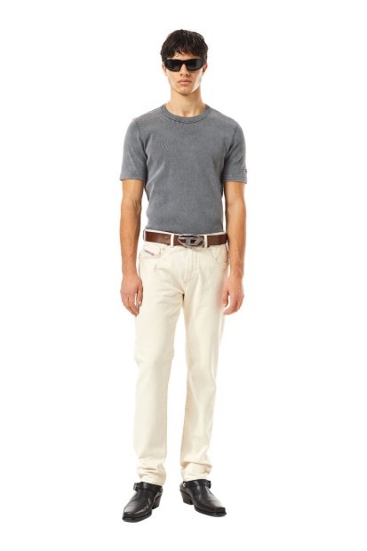 Diesel UK 2019 D-Strukt 09B94 Slim Jeans In White